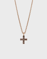 Live Hard Live Your Dream Cross Pendant bronze