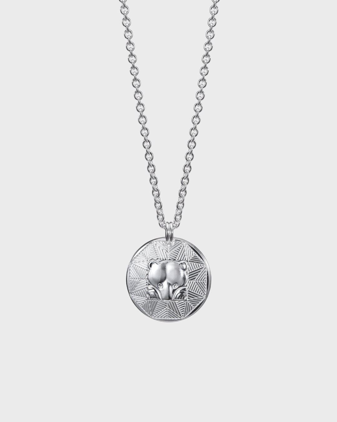 Amulet pendant Kalevala Bear large silver